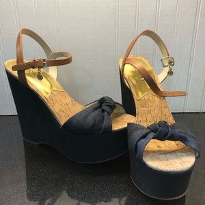 Michael Kors Denim platform.